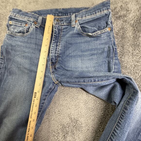 Levi's 511 Premium Stretch Denim Jeans Men's 32x30 Straight Leg Blue - Picture 3 of 9